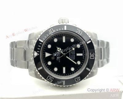 NEW UPGRADED Imitation Rolex Submariner NO DATE watch Stainless Steel Black Face